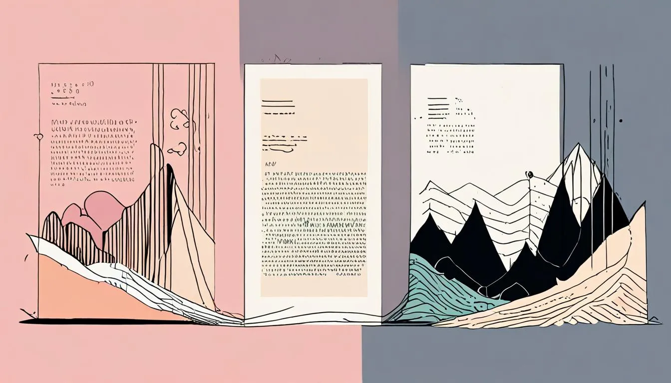 Illustration of a handwritten note transforming into a vertical video frame with a sound wave and captions.