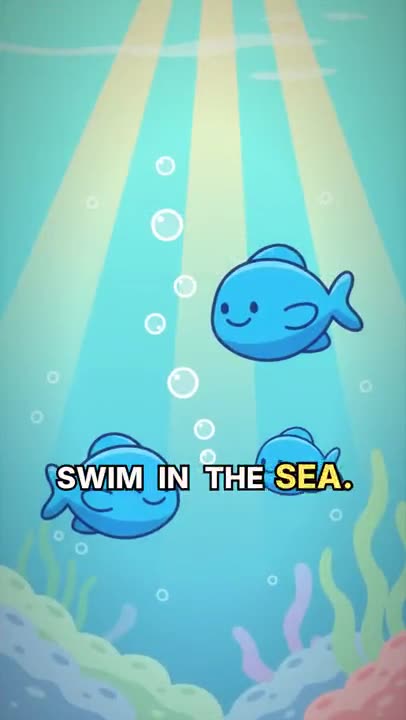 A frame from a Clip Viral example video — Kids' song