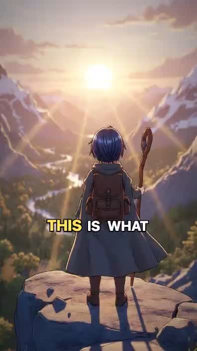 A frame from a sample video in the 3D Anime style